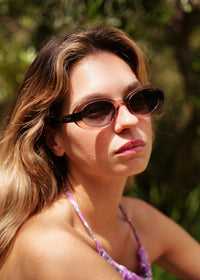 Komono ANA Midnight Jam Sunglasses — Sunglasses on model — MYFASHIONFRUIT