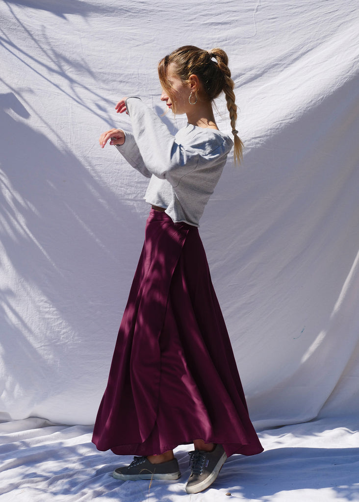 Alanis Cabernet Skirt - FallWinter