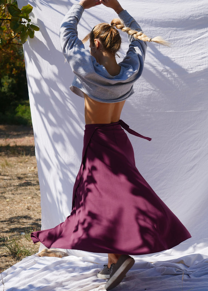Alanis Cabernet Skirt - FallWinter