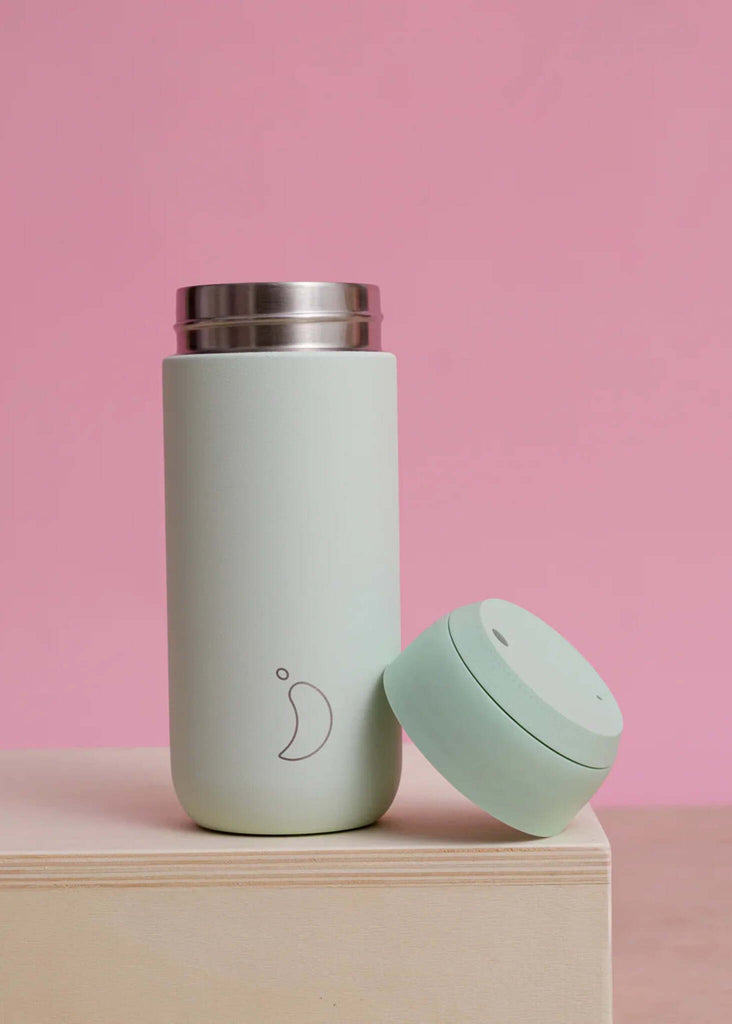 Chilly's Lichen Cup — Light green cup with lid — MYFASHIONFRUIT