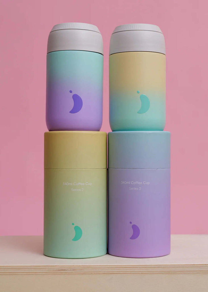 Chilly's Dusk Cup — Pastel color gradient, stacked composition — MYFASHIONFRUIT
