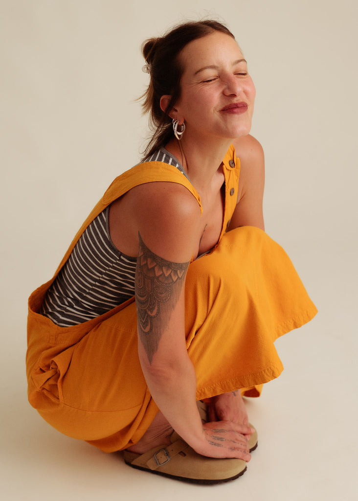 Kiran Dungaree Dress