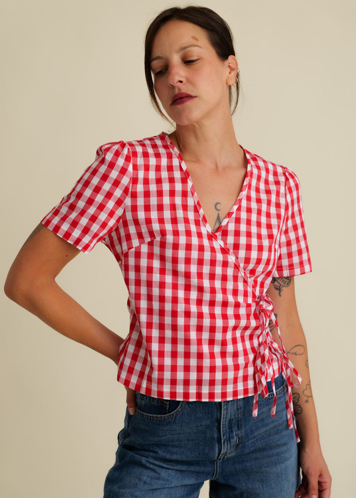Connie Wrap Top