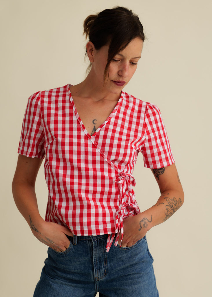 Connie Wrap Top
