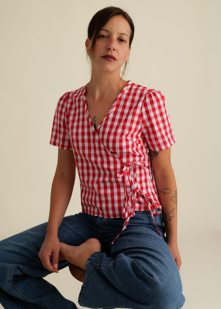 Connie Wrap Top