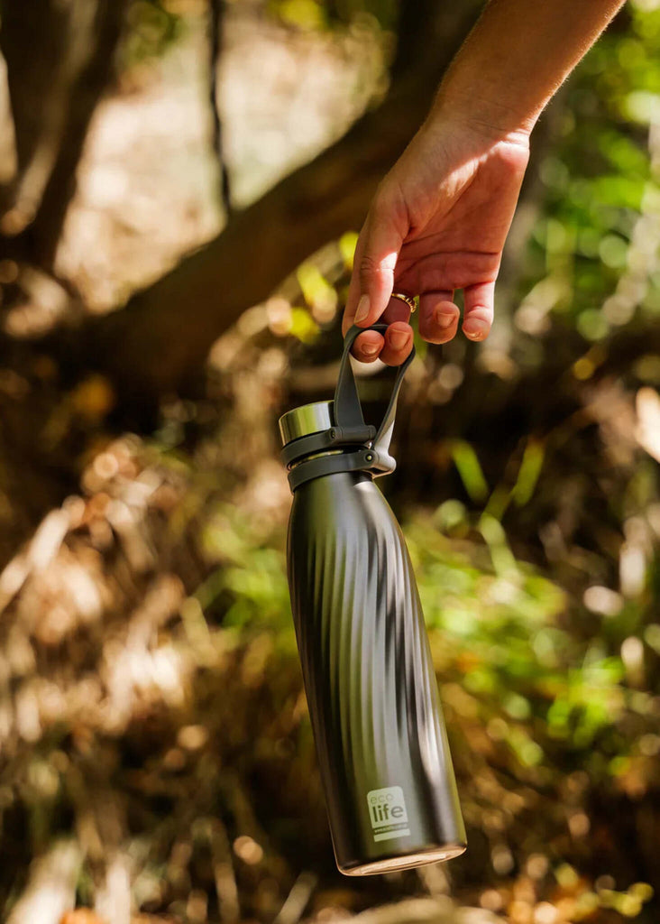 Ecolife Cool Grey Thermos — Cool grey thermos detail — MYFASHIONFRUIT