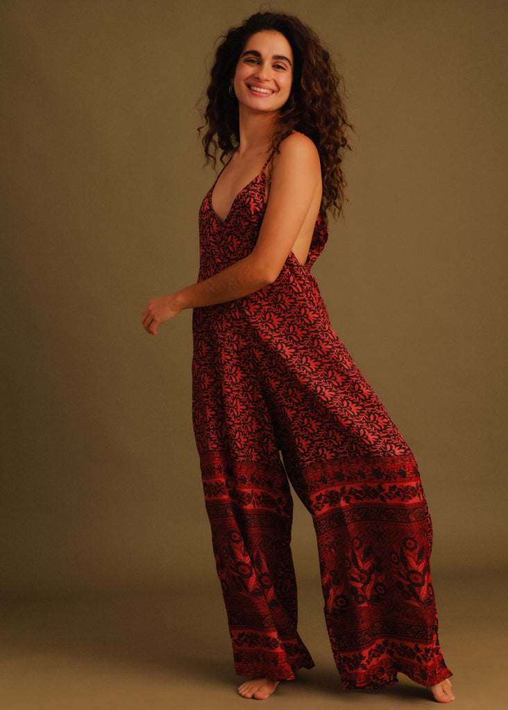 Esha Silk Jumpsuit