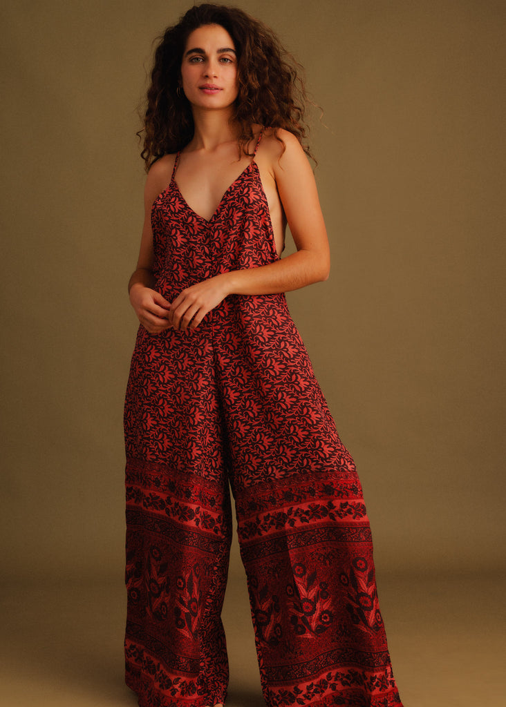 Esha Silk Jumpsuit