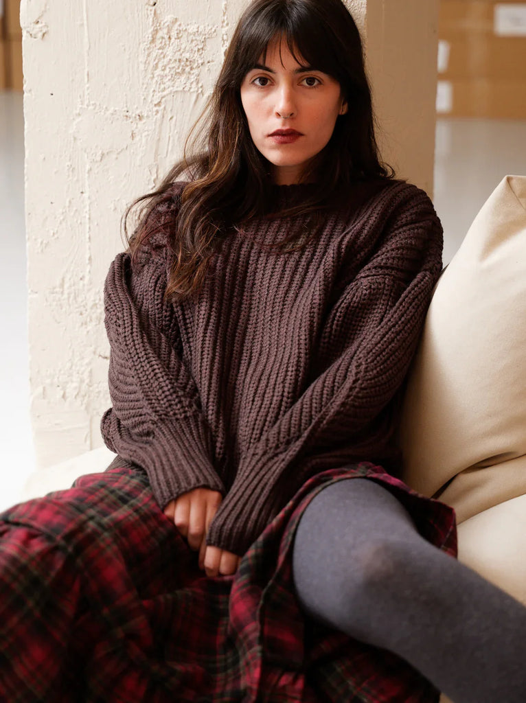 Luella Skirt — Plaid skirt on model — MYFASHIONFRUIT