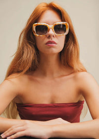 Komono IVY Vintage Autumn Sunglasses — on model — MYFASHIONFRUIT