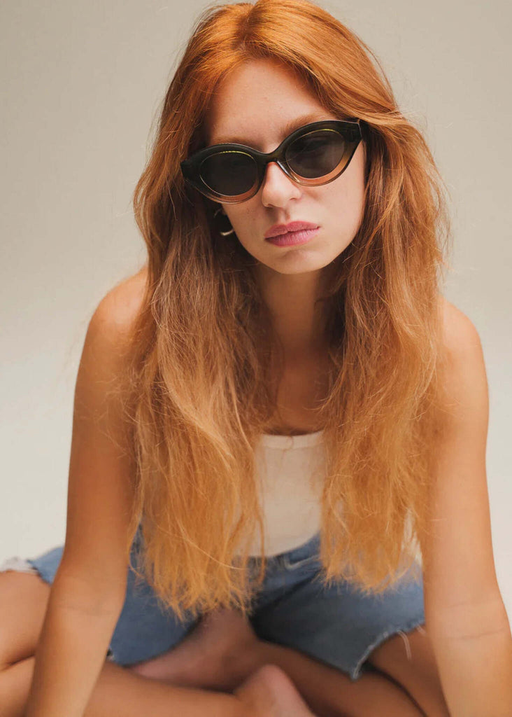 Komono GRACE Pacific Sunset Sunglasses — on model — MYFASHIONFRUIT