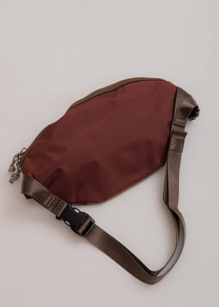 Doughnut Seattle Maroon x Khaki — maroon cross body bag — MYFASHIONFRUIT