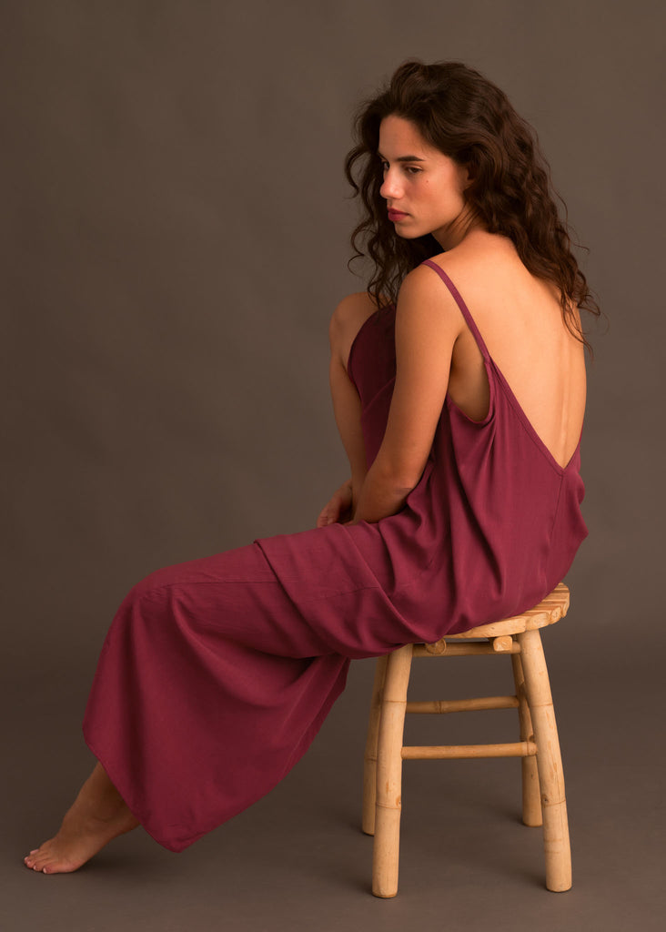 Catalina Syrah Jumpsuit