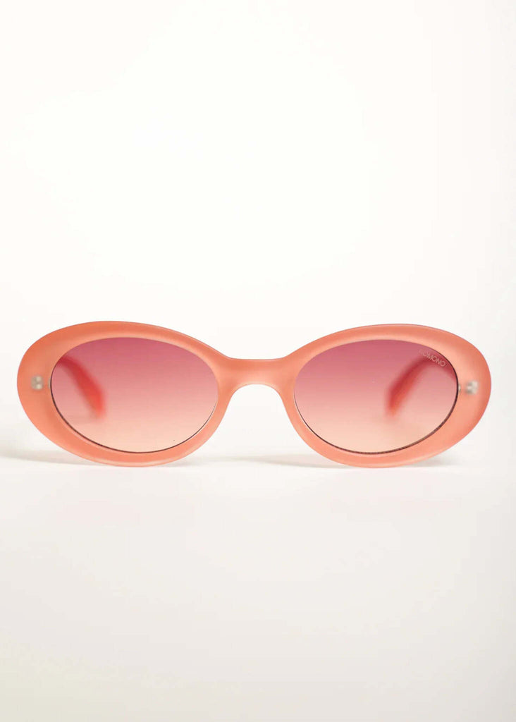 Komono ANA Velvet Coral Sunglasses — Coral frame, gradient lenses — MYFASHIONFRUIT