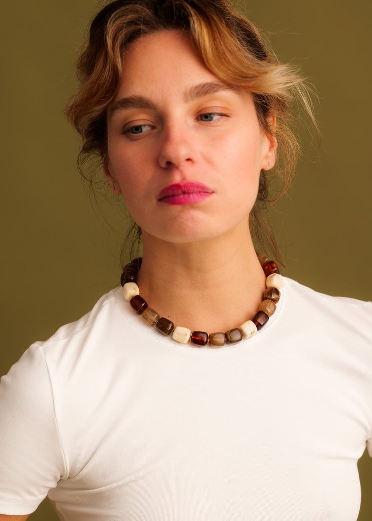 Nia Necklace — necklace on model — MYFASHIONFRUIT