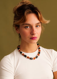 Oona Necklace — Bead necklace on model — MYFASHIONFRUIT