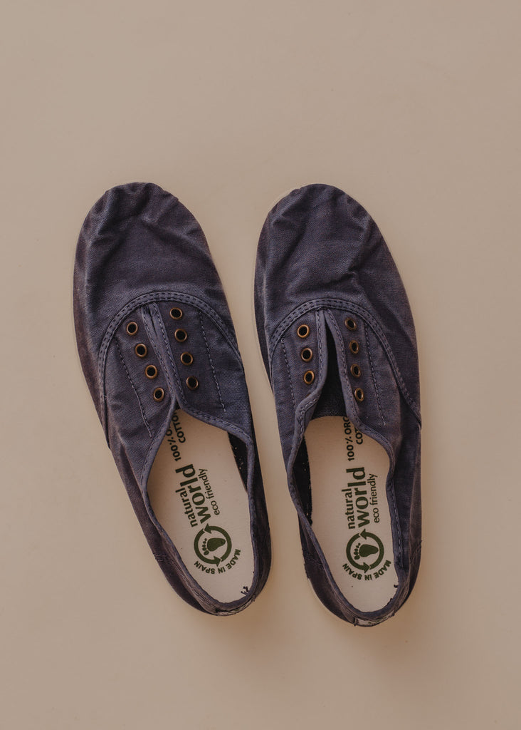 Old Arum Sneakers — Blue canvas sneakers — MYFASHIONFRUIT