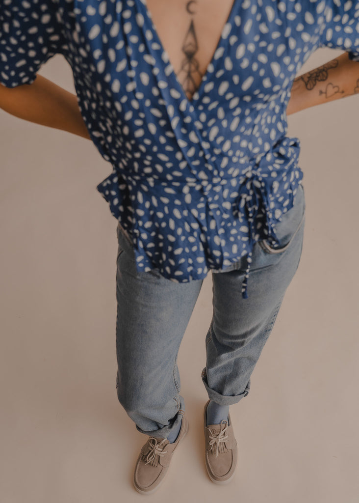 Figuera Boat Shoes — Suede boat shoes with tassels and denim pants on model — MYFASHIONFRUIT
