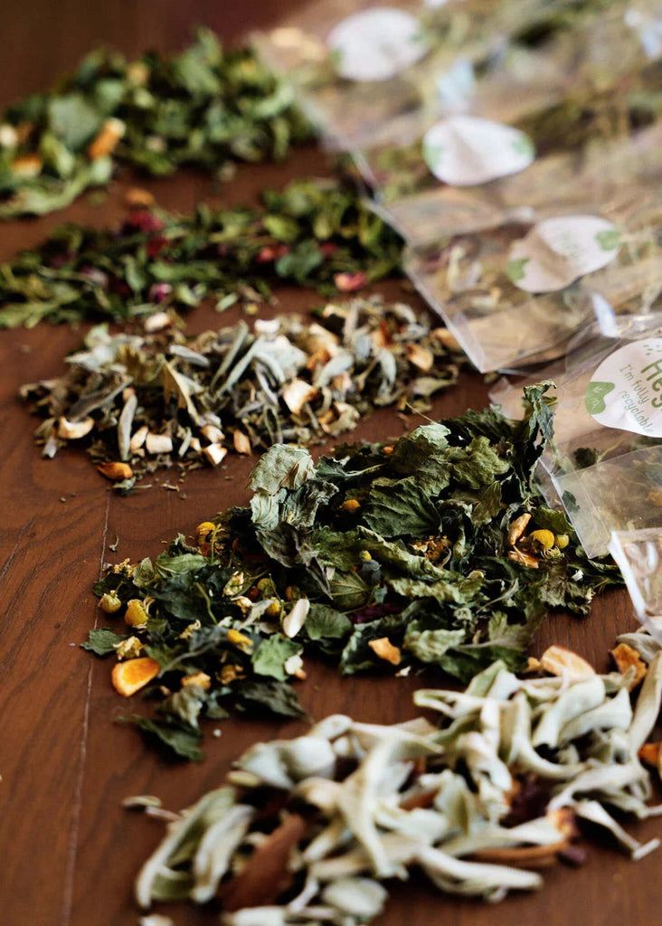 Yorti Herbal Blend — Assorted herbs & flowers detail — MYFASHIONFRUIT