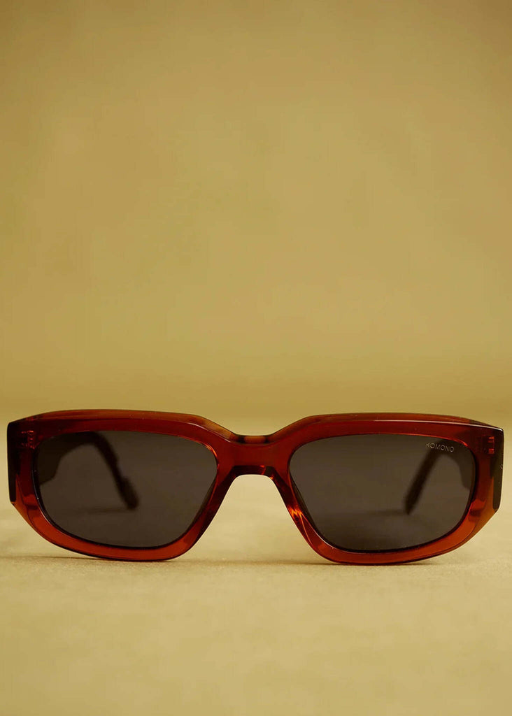 Komono REX Rust Sunglasses — Brown frame, dark lenses — MYFASHIONFRUIT