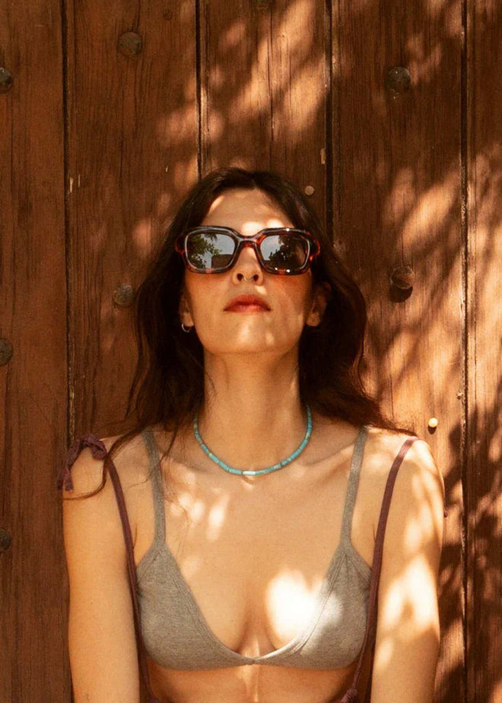Komono MILES Havana Sunglasses — Sunglasses on model — MYFASHIONFRUIT