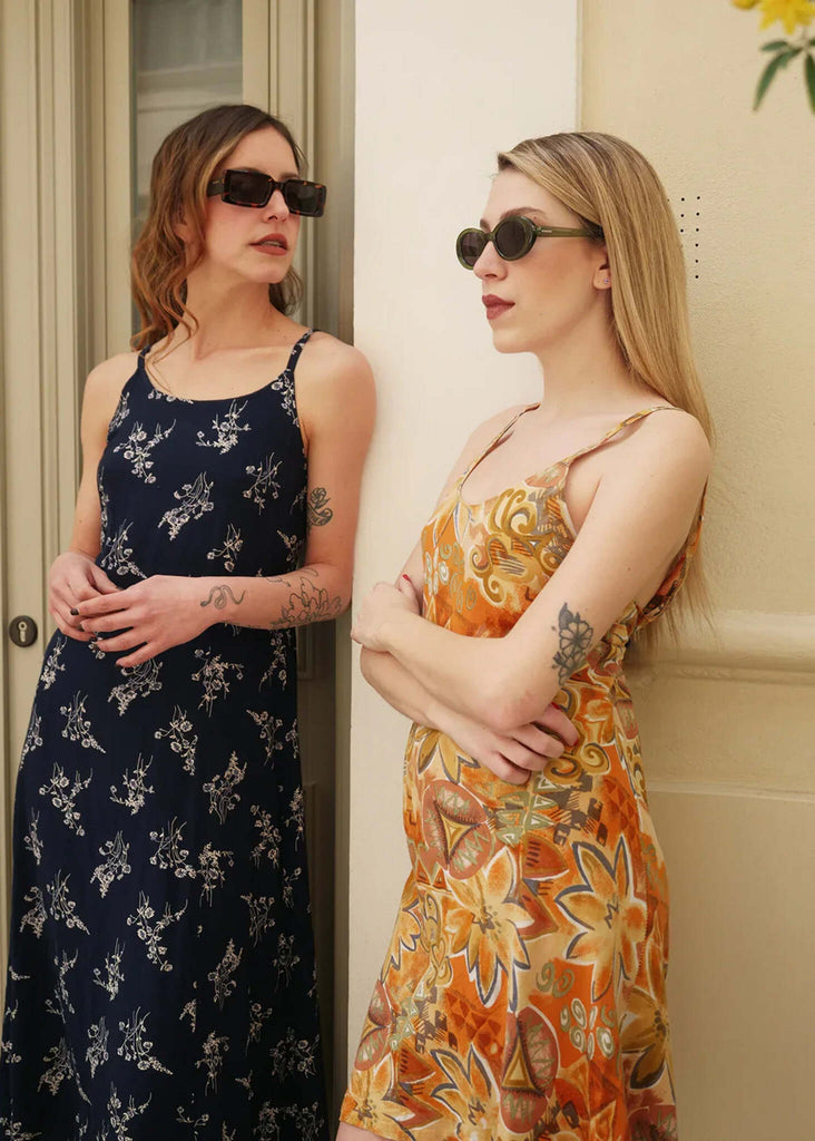 Komono MALICK Havana Sunglasses — two models wearing sunglasses — MYFASHIONFRUIT