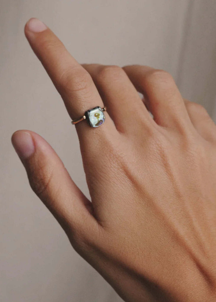 Sally Ring — Detail on model's hand — MYFASHIONFRUIT