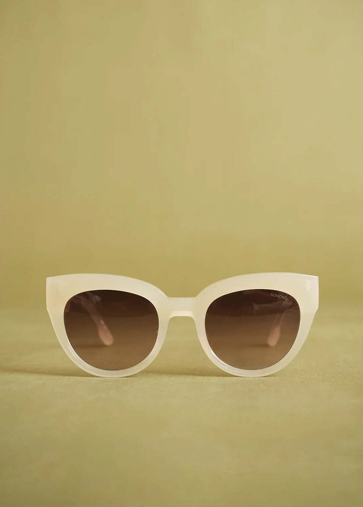 Komono LUCILE Milk Sunglasses — Sunglasses with brown lenses — MYFASHIONFRUIT