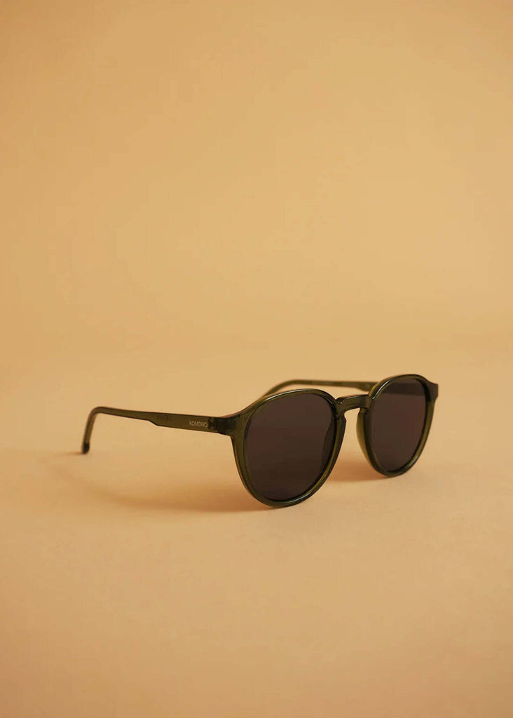 Komono LIAM Fern Sunglasses — Round green sunglasses — MYFASHIONFRUIT