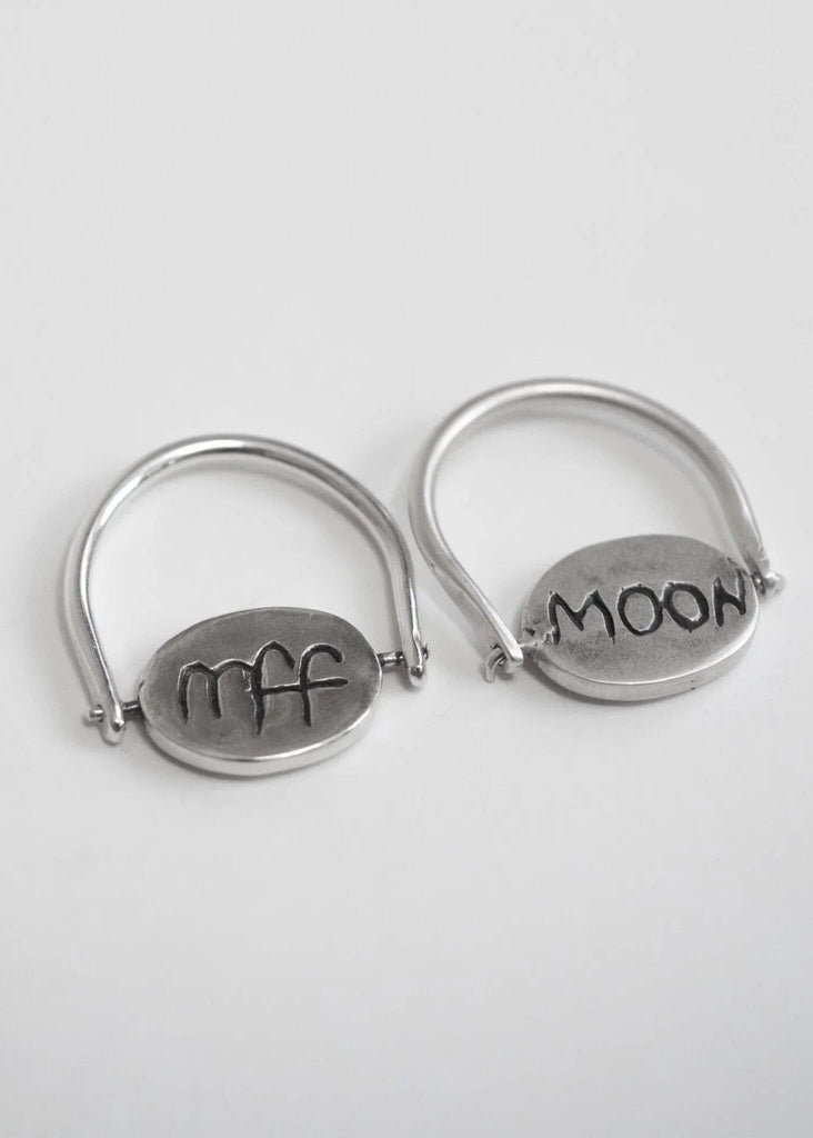 Mff Under the Moon Ring — Silver rings, MFF and MOON detail — MYFASHIONFRUIT