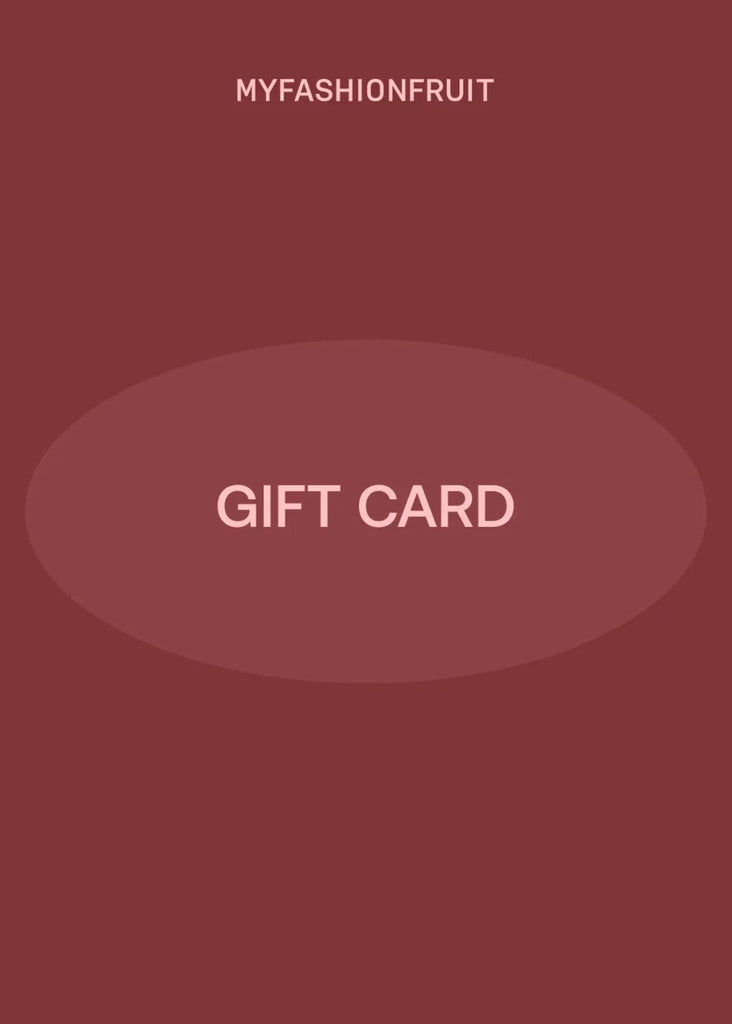 Gift Card — Plain maroon gift card — MYFASHIONFRUIT