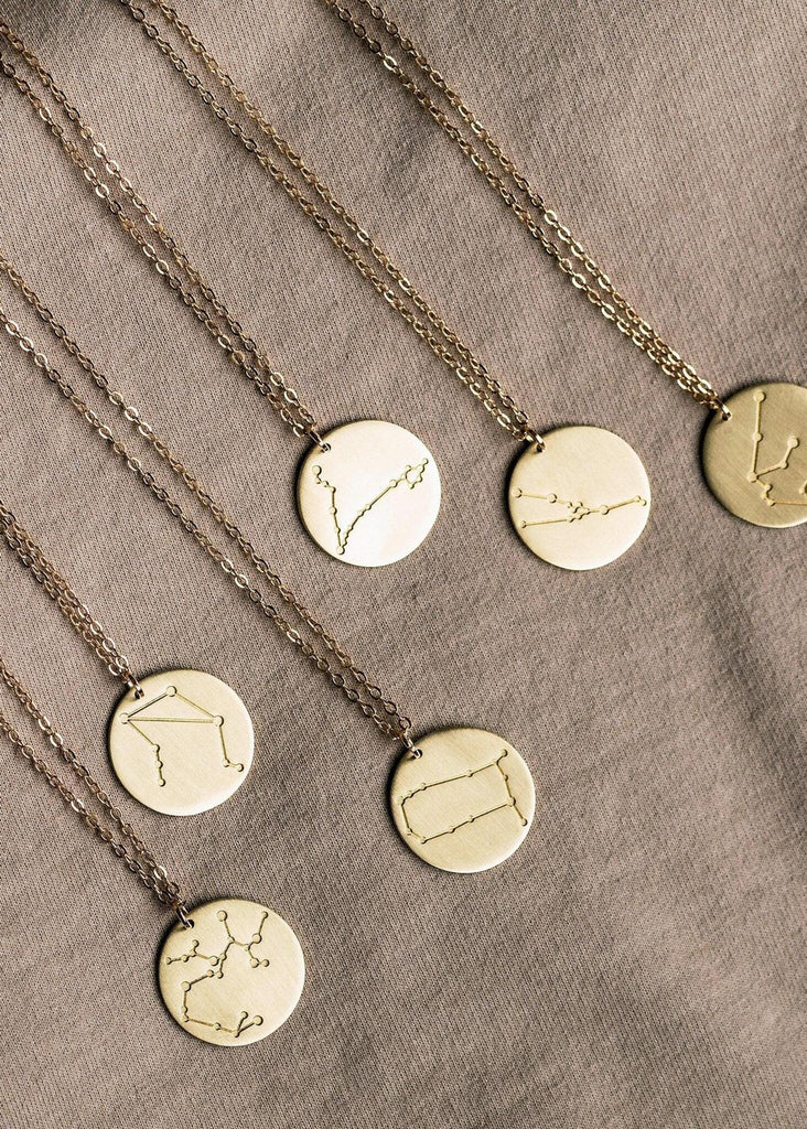 Zodiac Constellation Necklace — Gold pendants on chains — MYFASHIONFRUIT