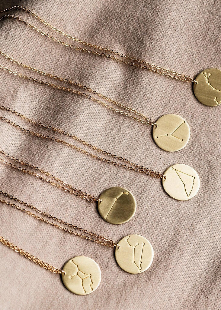 Zodiac Constellation Necklace — Gold pendants — MYFASHIONFRUIT