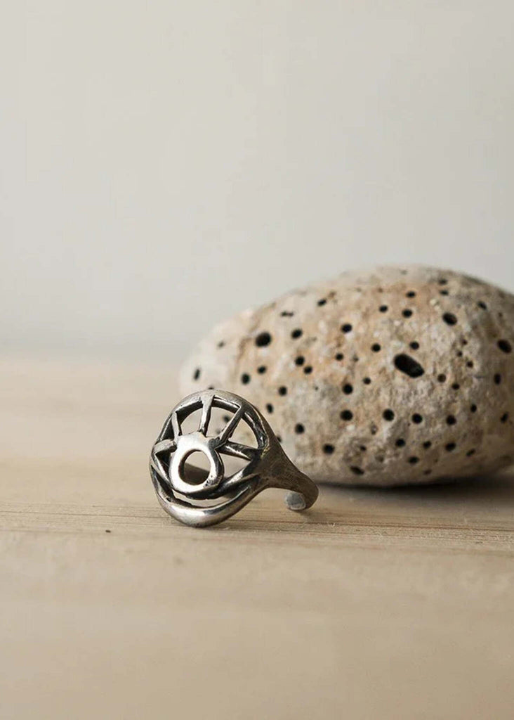 Evil Eye Ring - Silver925 — Silver ring detail — MYFASHIONFRUIT