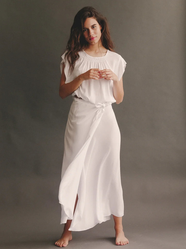 Alanis Blanc Skirt