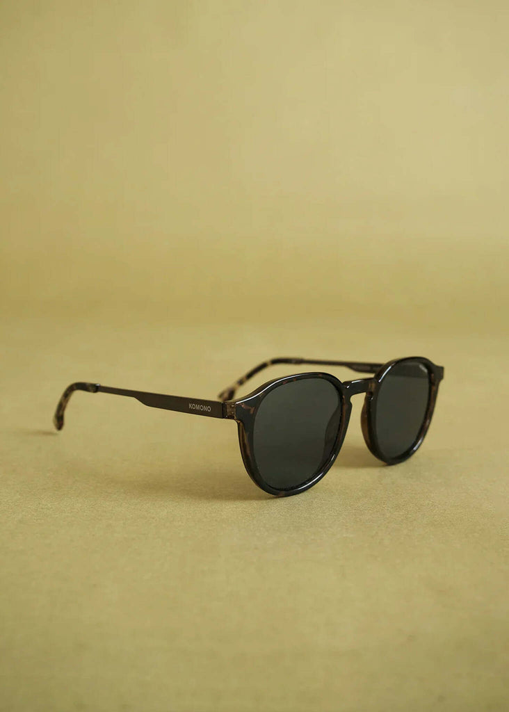Komono Liam Metal Dusk Sunglasses — round frames and dark lenses — MYFASHIONFRUIT