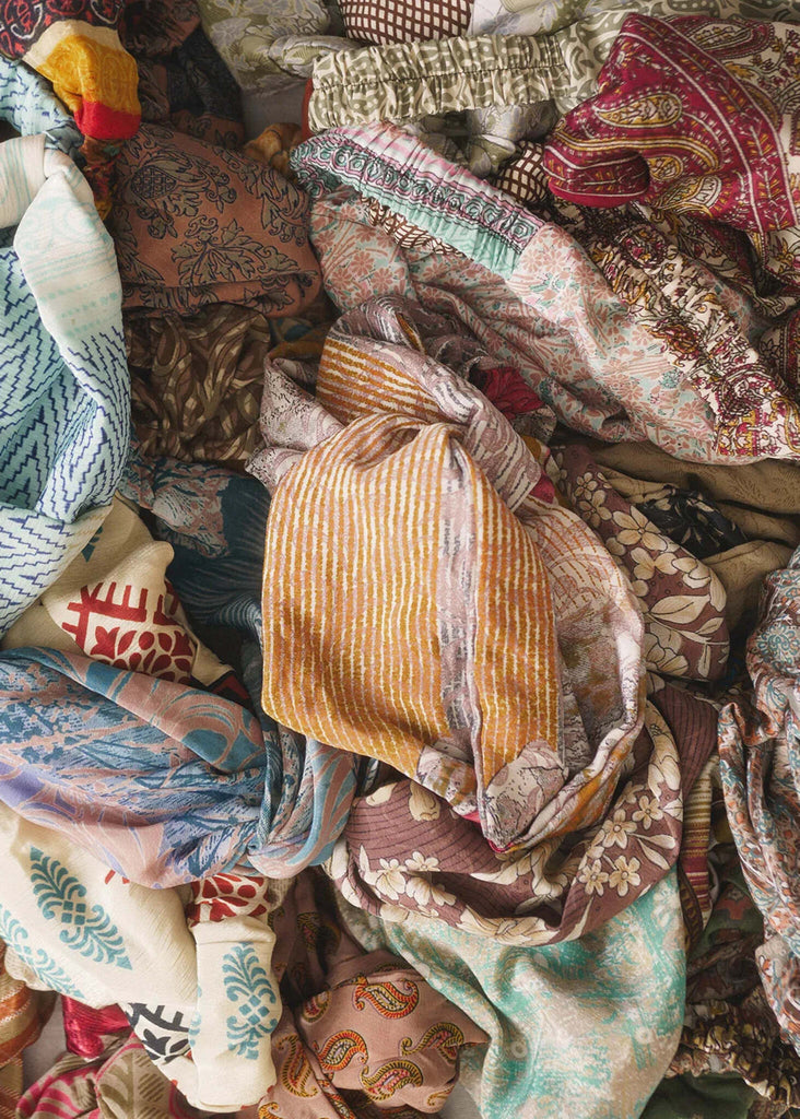 Silk & Colorful Turban — Assorted abstract prints — MYFASHIONFRUIT