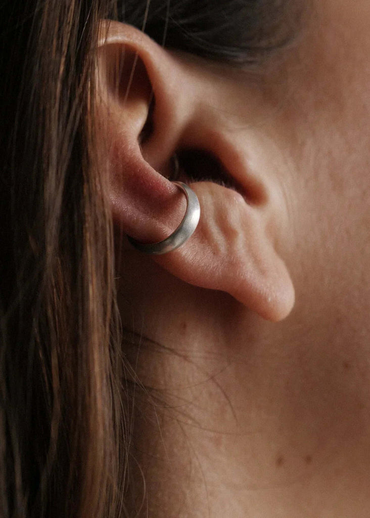 Fortune Ear Cuffs — Silver on ear — MYFASHIONFRUIT