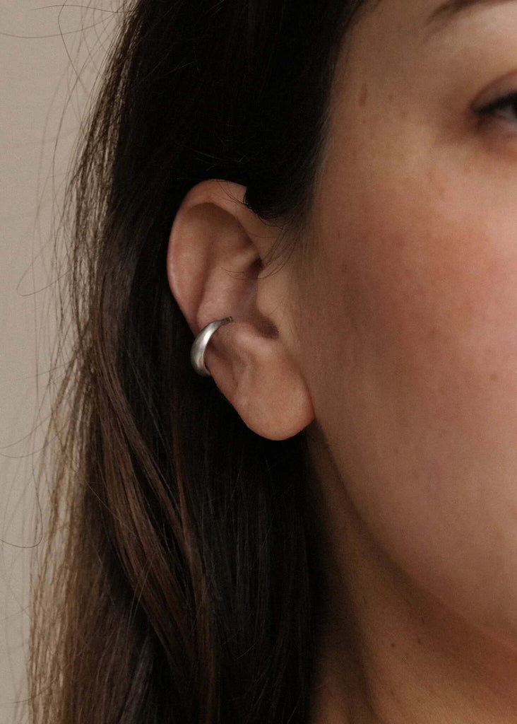 Fortune Ear Cuffs — Silver cuff on ear — MYFASHIONFRUIT